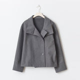 Elise - Women Double Breasted Short Jacket