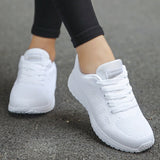 Elirah - Lace Up Casual Walking Sneakers for Women