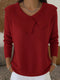 Claire – Dame V-hals Oversized Krave Sweater