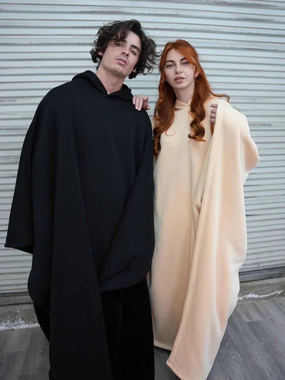 Felpa coperta unisex con cappuccio