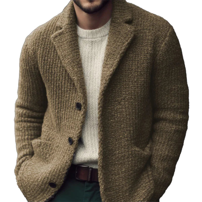 Kenric – Men’s Button-Up Knit Cardigan