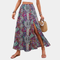 Melvara - Bohemian potisk maxi sukně s elegantním rozparkem