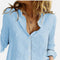 Verouxa - Dames Losse Lange Mouwen Blouse