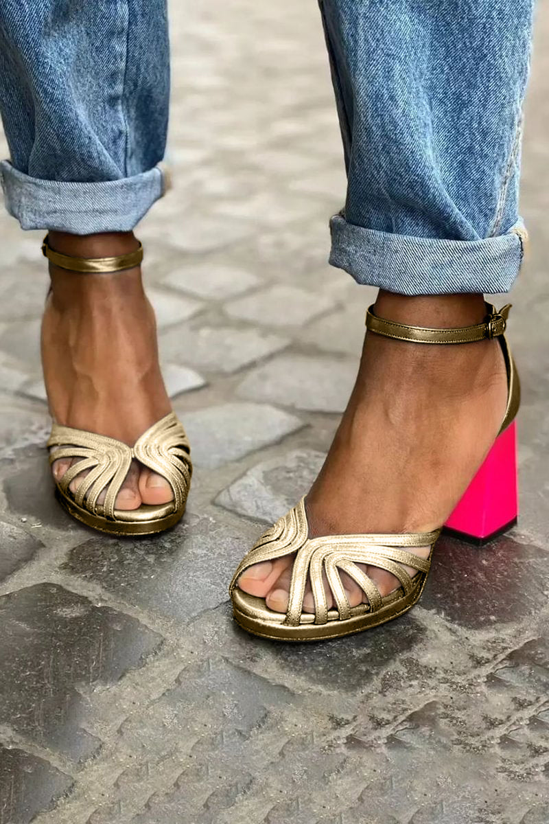 Nirellia – Classic Ankle Strap Open Toe Sandals