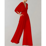 Celiane – Jumpsuit til kvinder med vide, tætsiddende ben