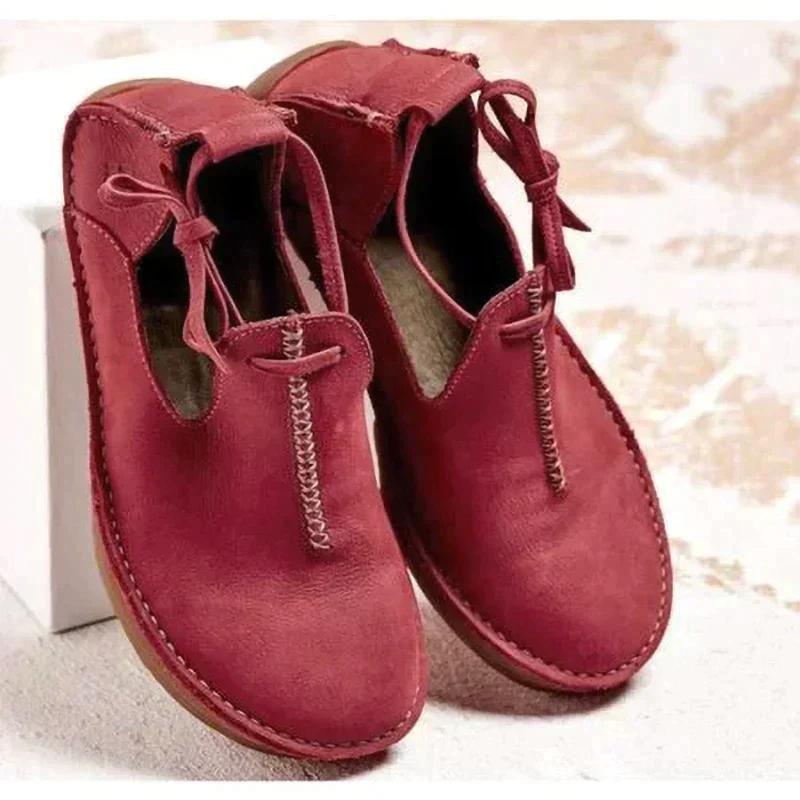Jeannira - Sapatos de Pele Confortáveis para Mulher