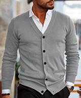 Beverly | Herren-Cardigan | Moderner Baumwollmischweste-Schnitt