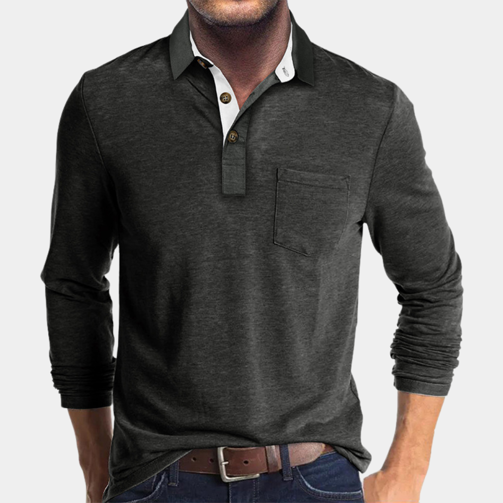 Caelthorne - Polo elegante para hombre
