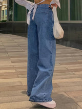 Azelina – Jean baggy taille basse années 90 pour femme