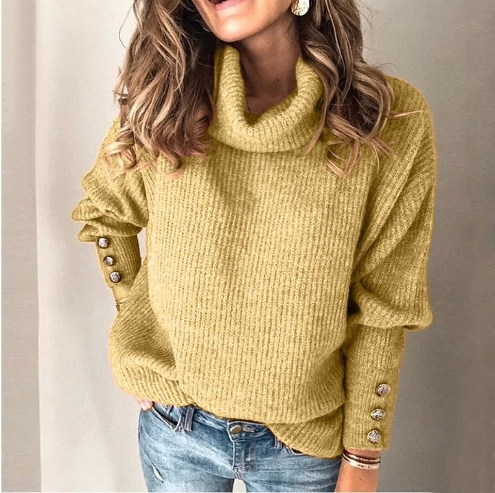 Women's Turtleneck – Longer Cut Long Sleeves