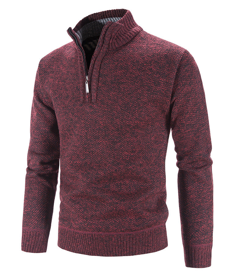 Daxton – Camisola com Meio Fecho e Gola Simulada para Homem