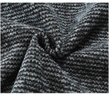 Garrick – Quilted Zip Sweater Jacket with Knit Sleeves for Men