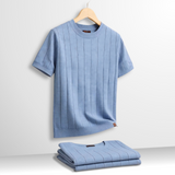 Mondero - Herren Strick T-Shirt Pullover