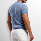 Mondero - Herren Strick T-Shirt Pullover