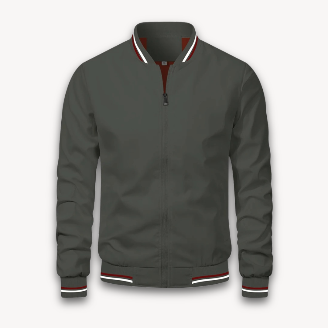 Taviero – Giacca Bomber Leggera con Colletto alla Coreana