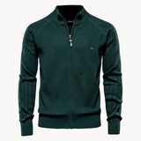 Ravello – Zip-Strickcardigan mit Stehkragen