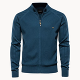 Ravello – Zip-Strickcardigan mit Stehkragen