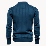 Ravello – Zip-Strickcardigan mit Stehkragen