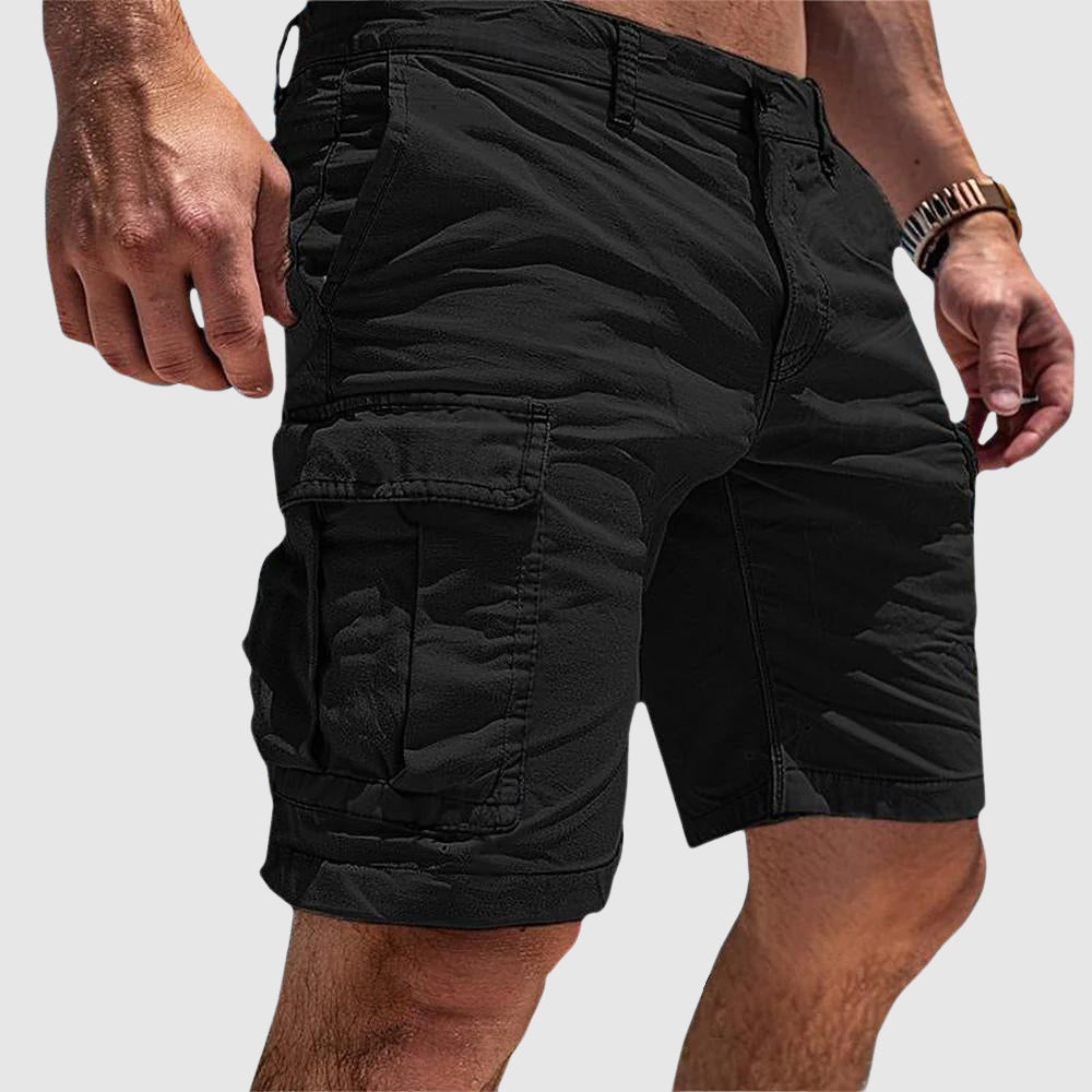 Roweon - Calções Cargo Masculinos para Conforto Diário