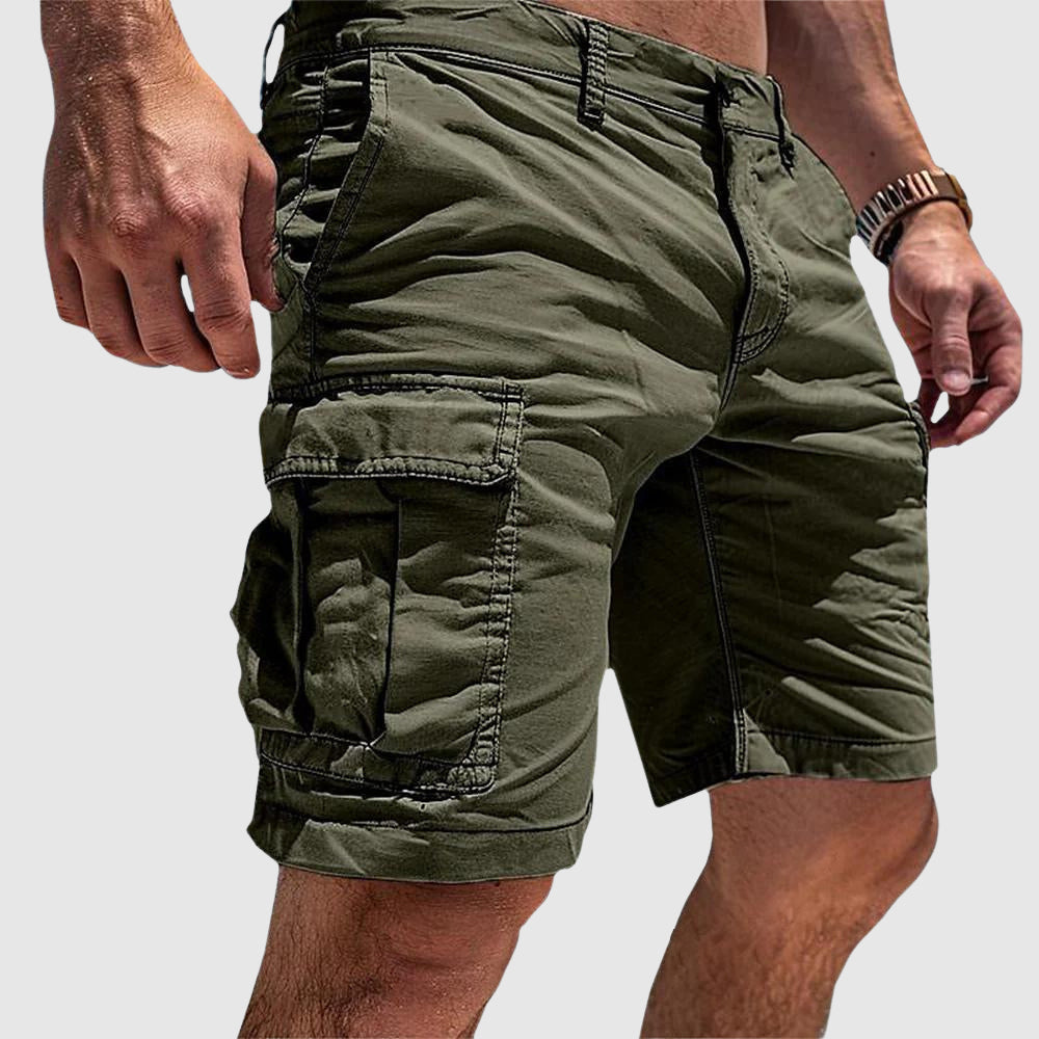 Roweon - Calções Cargo Masculinos para Conforto Diário