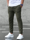 Ronviero – Pantalones Deportivos Ajustados para Hombre con Cordón