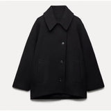 Elarise – Manteau oversize en laine pour femmes