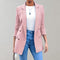 Stacey - Elegant Long Blazer Double Button