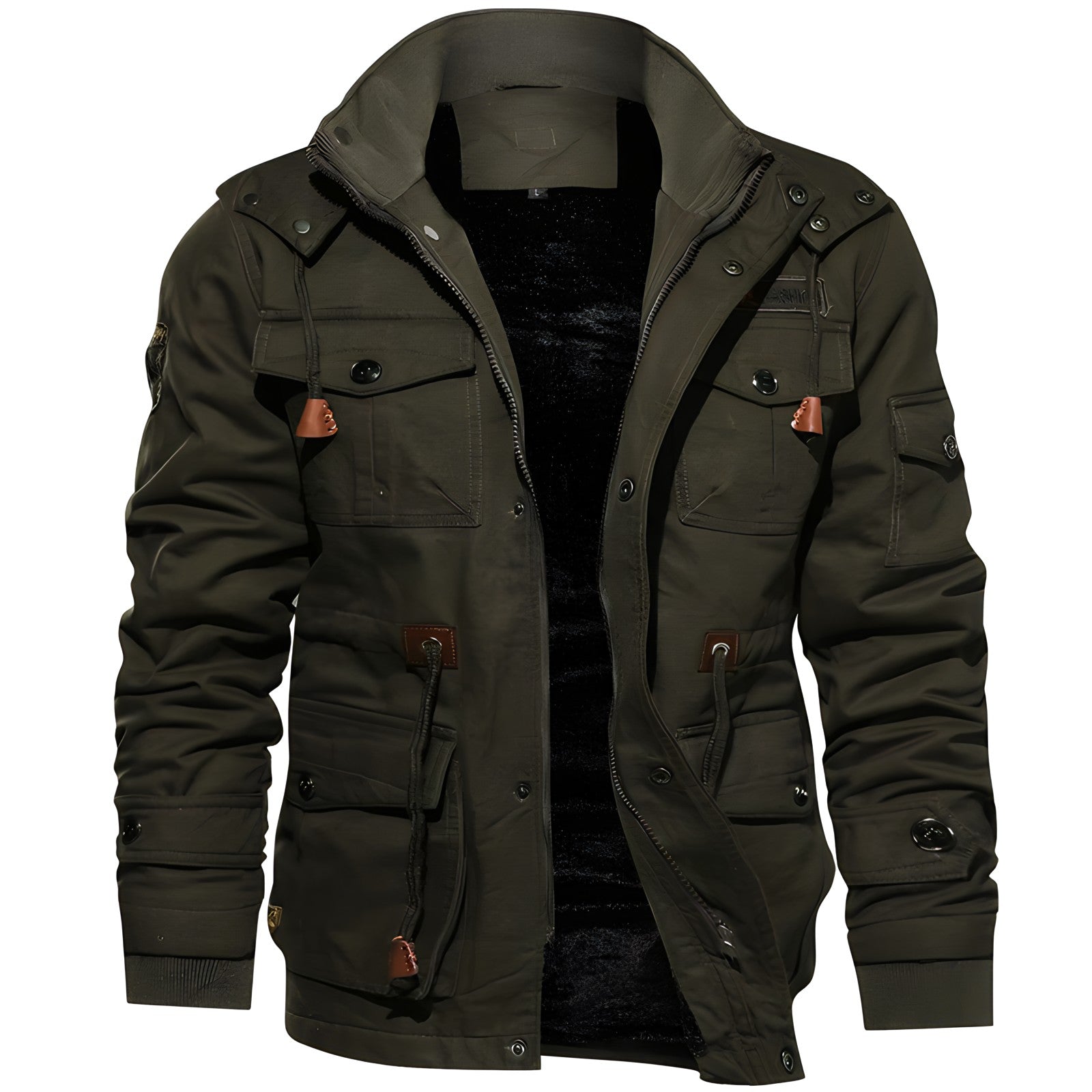 Draxien – Casaco Impermeável Estilo Militar para Homem