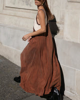 Lunévie - Contrast Flow Maxi Dress
