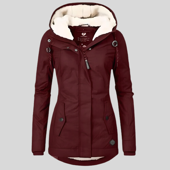 Giacca da pioggia da donna – Modello con cappuccio