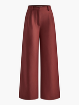 Maren | Pantalon pour femmes | Large uni sans ceinture