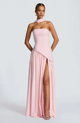 Lozendra - Robe Maxi Fluide Sans Bretelles