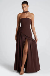 Lozendra - Robe Maxi Fluide Sans Bretelles