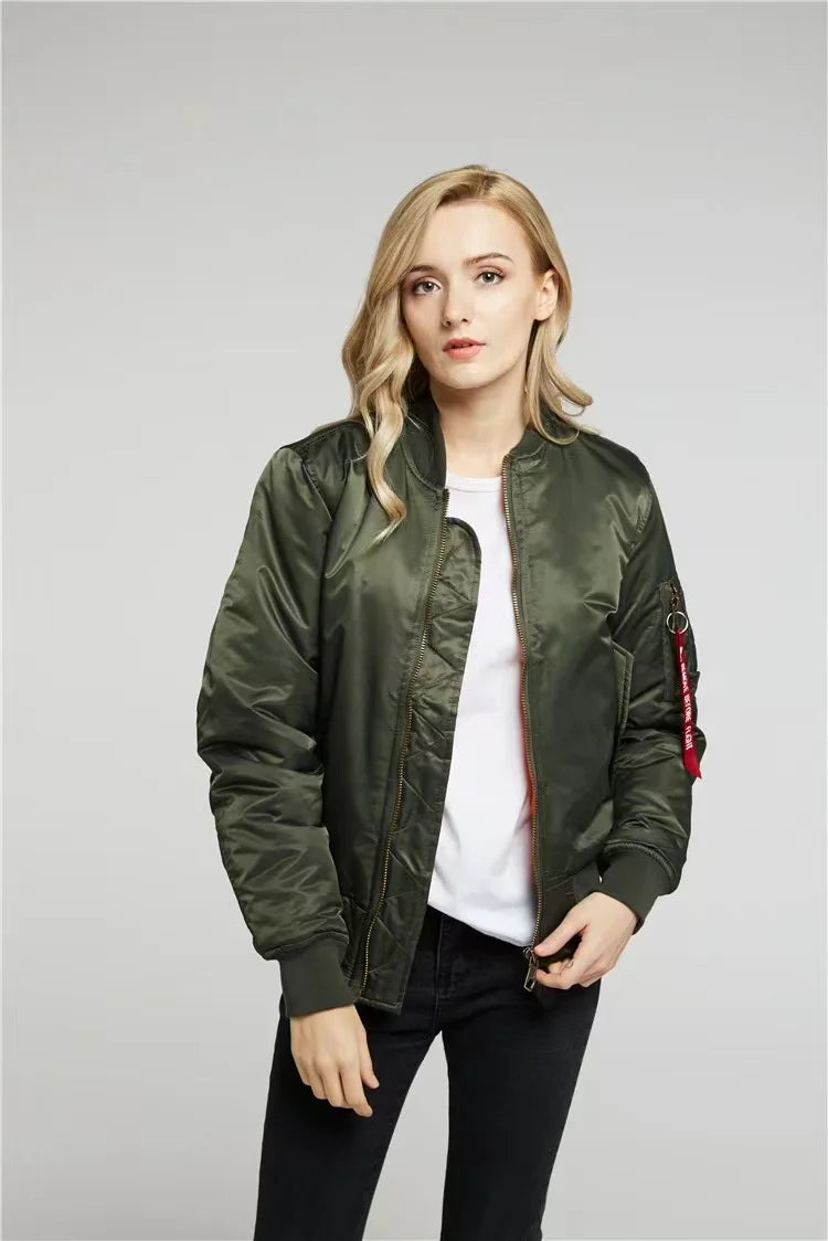 Ardeno - Giacca Bomber Unisex con Chiusura a Zip