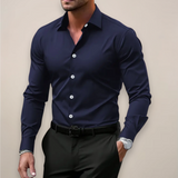 Aljur – Κομψό Ανδρικό Πουκάμισο Άνοιξη Slim Fit