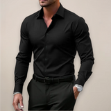 Aljur – Κομψό Ανδρικό Πουκάμισο Άνοιξη Slim Fit
