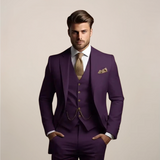 Costume 3 pièces homme coupe slim – Smoking de mariage