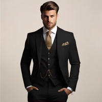 Costume 3 pièces homme coupe slim – Smoking de mariage