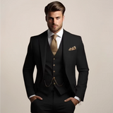 Costume 3 pièces homme coupe slim – Smoking de mariage