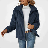 Elenya – Long Fleece Zip Gilet for Women