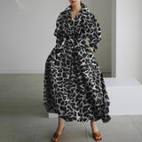 Lynn – Rochie elegantă maxi tip bluză
