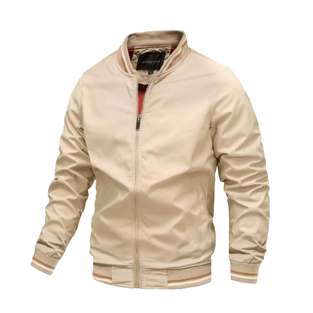 Taviero – Giacca Bomber Leggera con Colletto alla Coreana