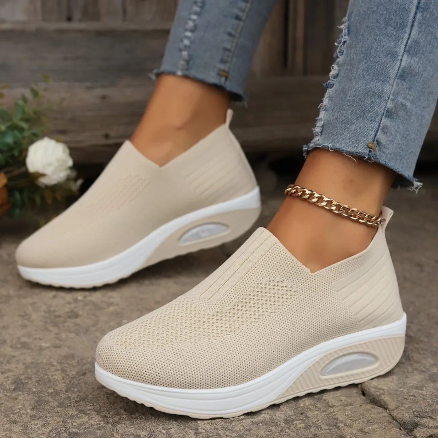 Orthevian - Women Comfort Orthopedic Slip On Shoes