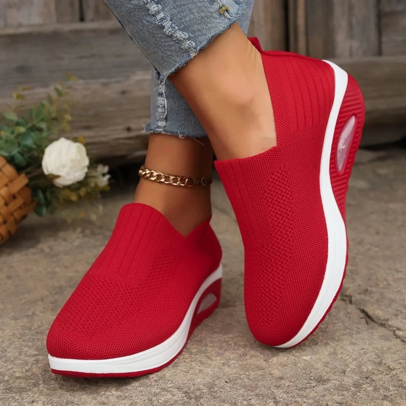 Orthevian - Women Comfort Orthopedic Slip On Shoes