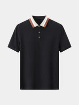 Mercan – Polo smart-casual con colletto a contrasto