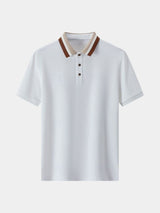 Mercan – Polo smart-casual con colletto a contrasto
