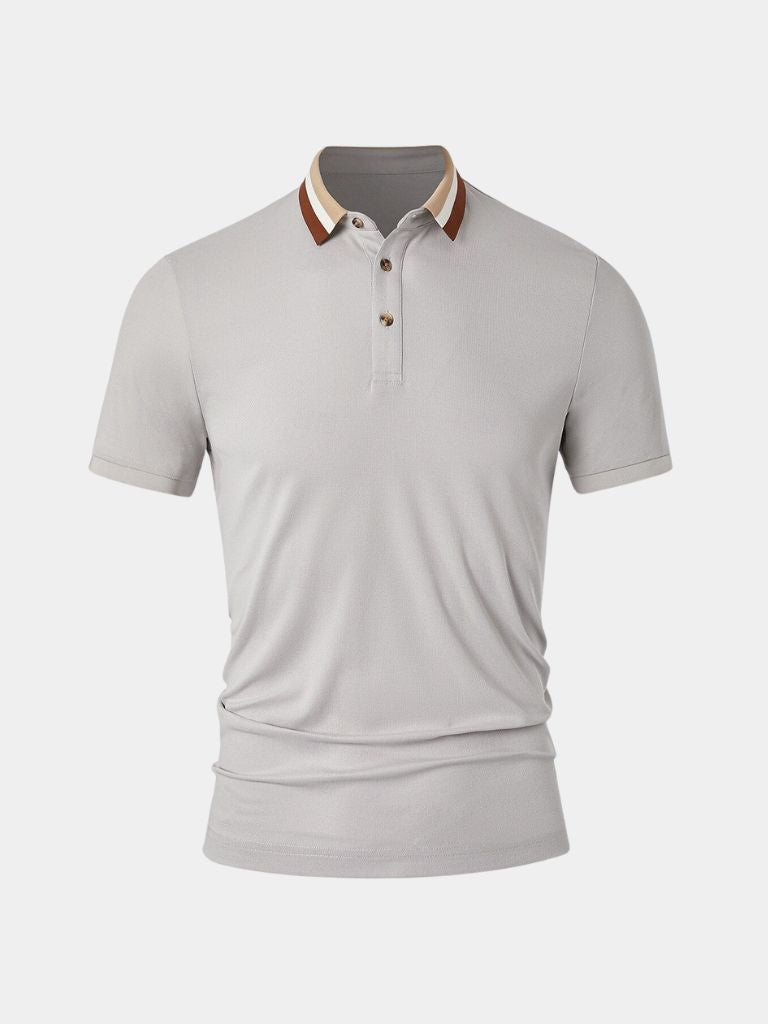 Mercan – Smart-Casual Contrast Collar Polo