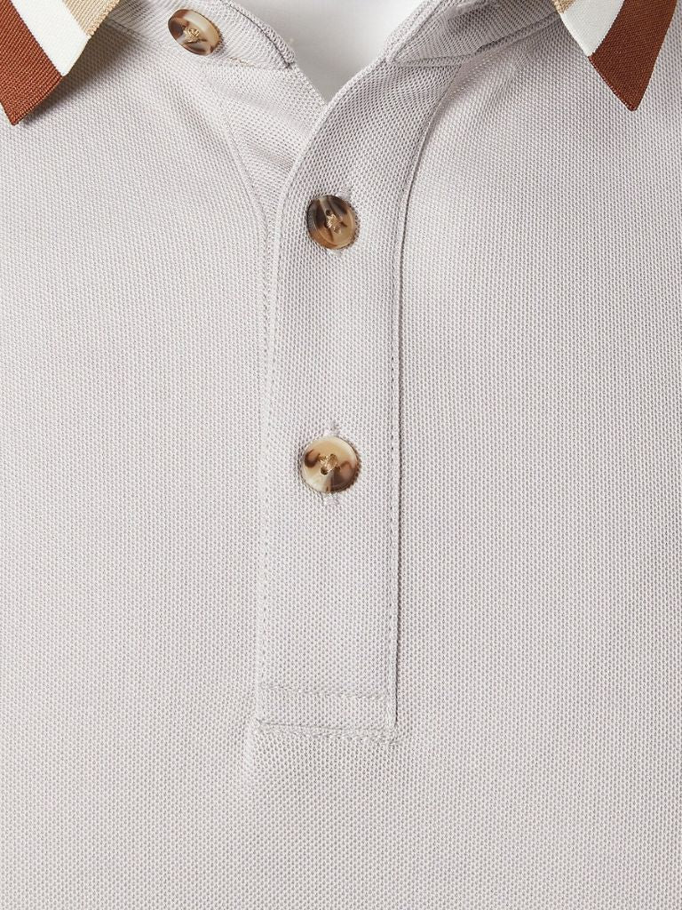 Mercan – Smart-Casual Contrast Collar Polo