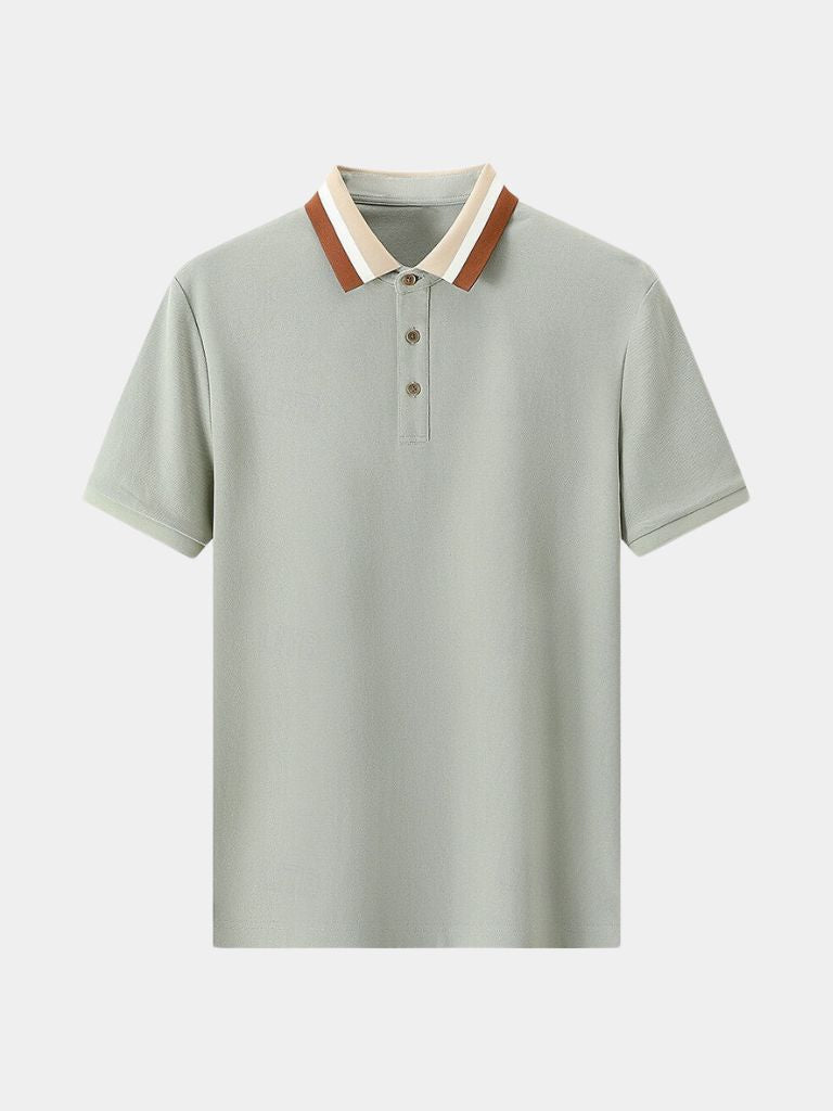 Mercan – Smart-Casual Contrast Collar Polo