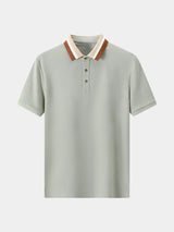 Mercan – Polo smart-casual con colletto a contrasto